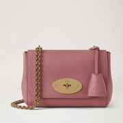 Mulberry Lily Pink Scrumpy Heavy Grain Väska