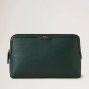 Mulberry Medium Cosmetic Pouch Mulberry Green Small Classic Grain Kosmetikpåse