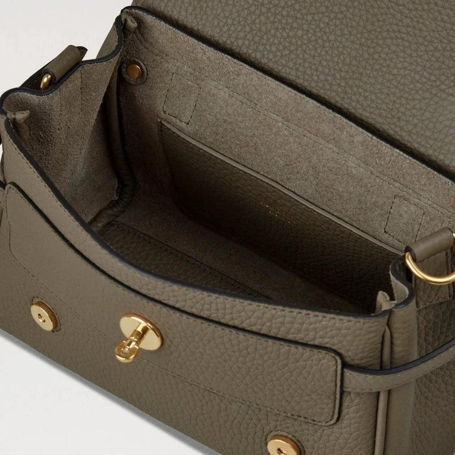 Mulberry Mini Alexa Heavy Grain Linen Green - Alexa Taske - RL6595/736R563