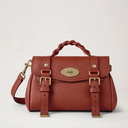 Mulberry Mini Alexa Heavy Grain Rust Väska
