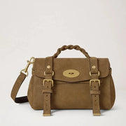 Mulberry Mini Alexa Salcombe Sand Suede Väska