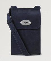Mulberry Mini Antony Pouch Corduroy Suede Night Sky Väska