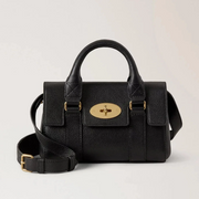 Mulberry Mini Heritage Bayswater Small Classic Grain Black Väska