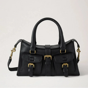 Mulberry Mini Roxanne High Shine Leather Black Väska