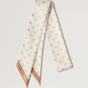 Mulberry Skinny Scarf Mulberry Tree Eggshell Halsduk