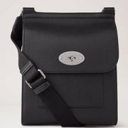 Mulberry Small Antony Small Classic Grain Black Silver Tone Väska