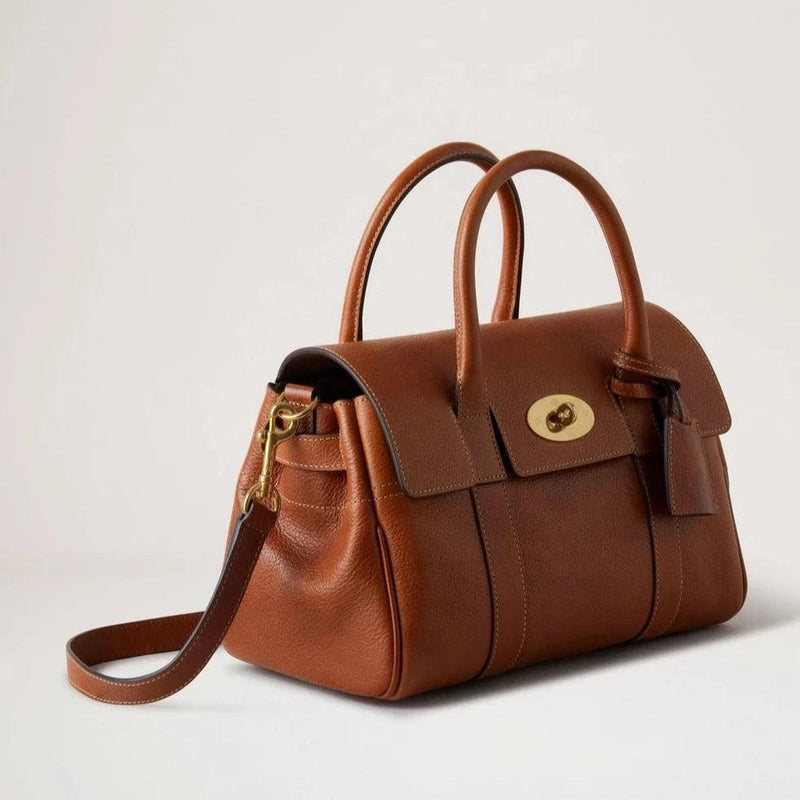 Mulberry Small Bayswater Satchel NVT Oak - Bayswater Taske - HH9220/275G110