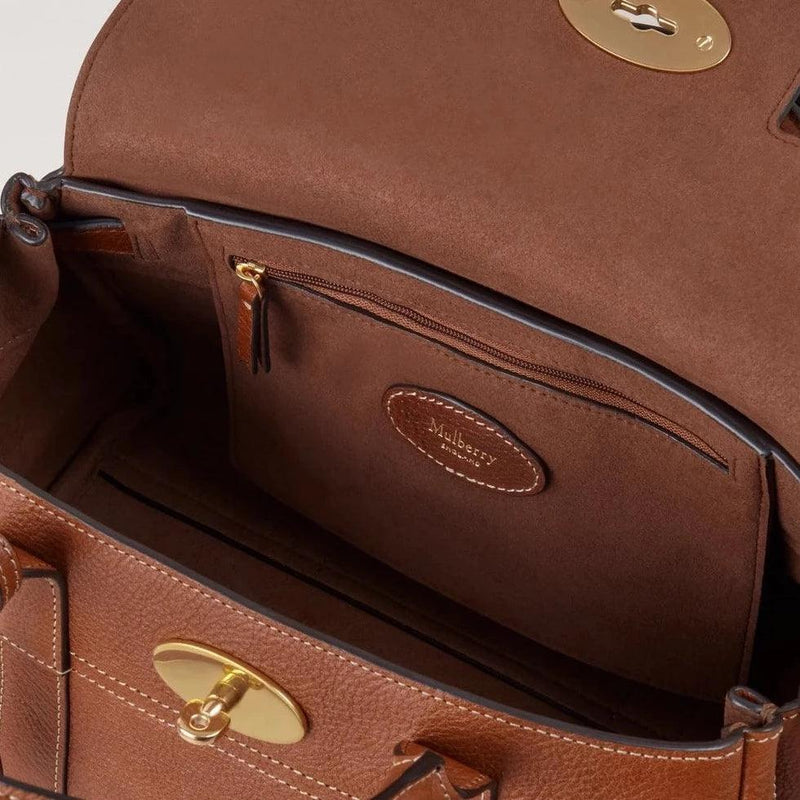 Mulberry Small Bayswater Satchel NVT Oak - Bayswater Taske - HH9220/275G110