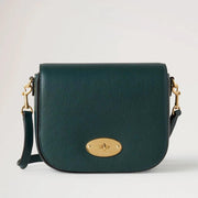 Mulberry Small Darley Satchel Mulberry Green Small Classic Grain Väska