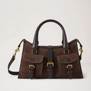 Mulberry Small Roxanne Chocolate Suede Väska