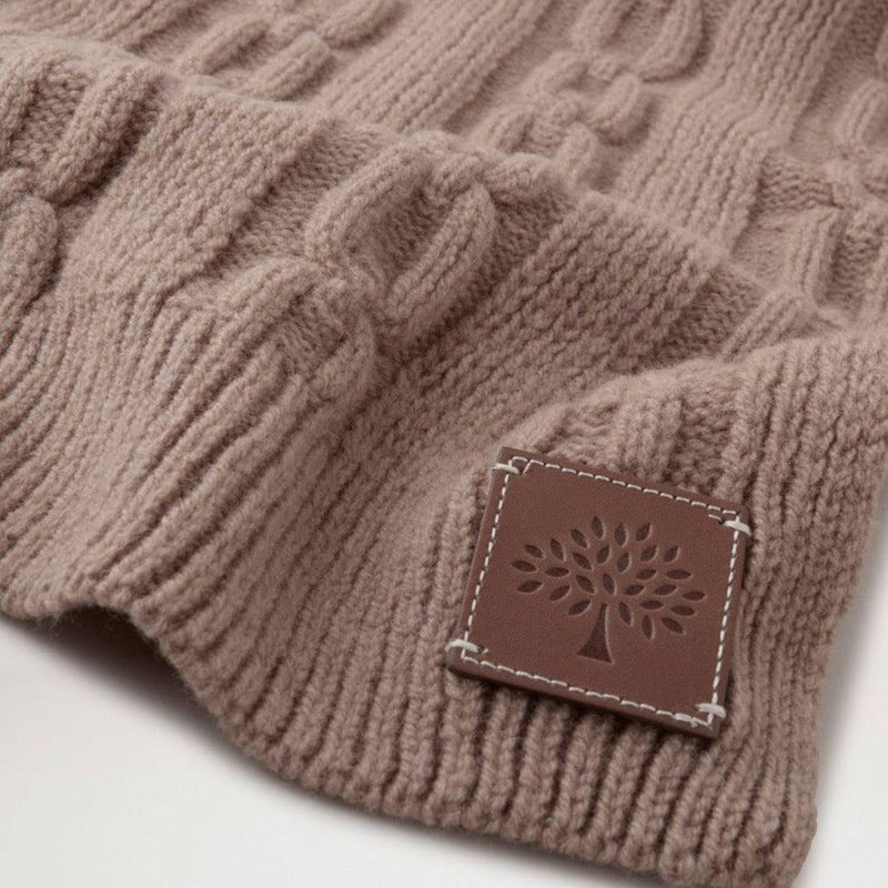 Mulberry Softie Chain Cable Knit Scarf Maple - Tørklæder - VS4760/969E631
