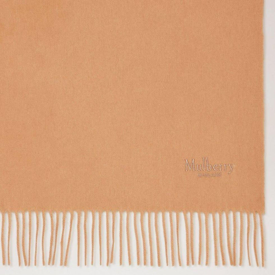 Mulberry Solid Merino Wool Scarf Camel - Tørklæder - VS4240/947H150