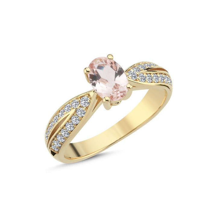 Nuran 14kt Silvia Ring 0.30ct W/Si (kopi) - Forlovelsesring - A2455-MO-030-RG-001-FR