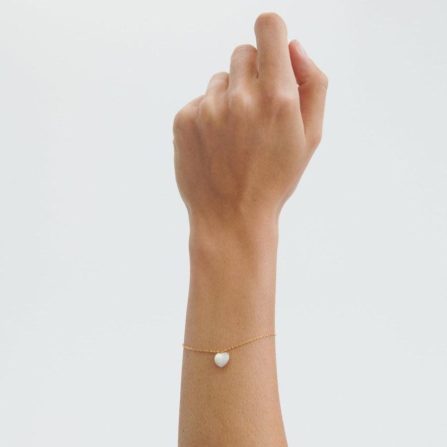 Pernille Corydon Ocean Heart Forgyldt Armbånd - Armbånd - B-387-GP