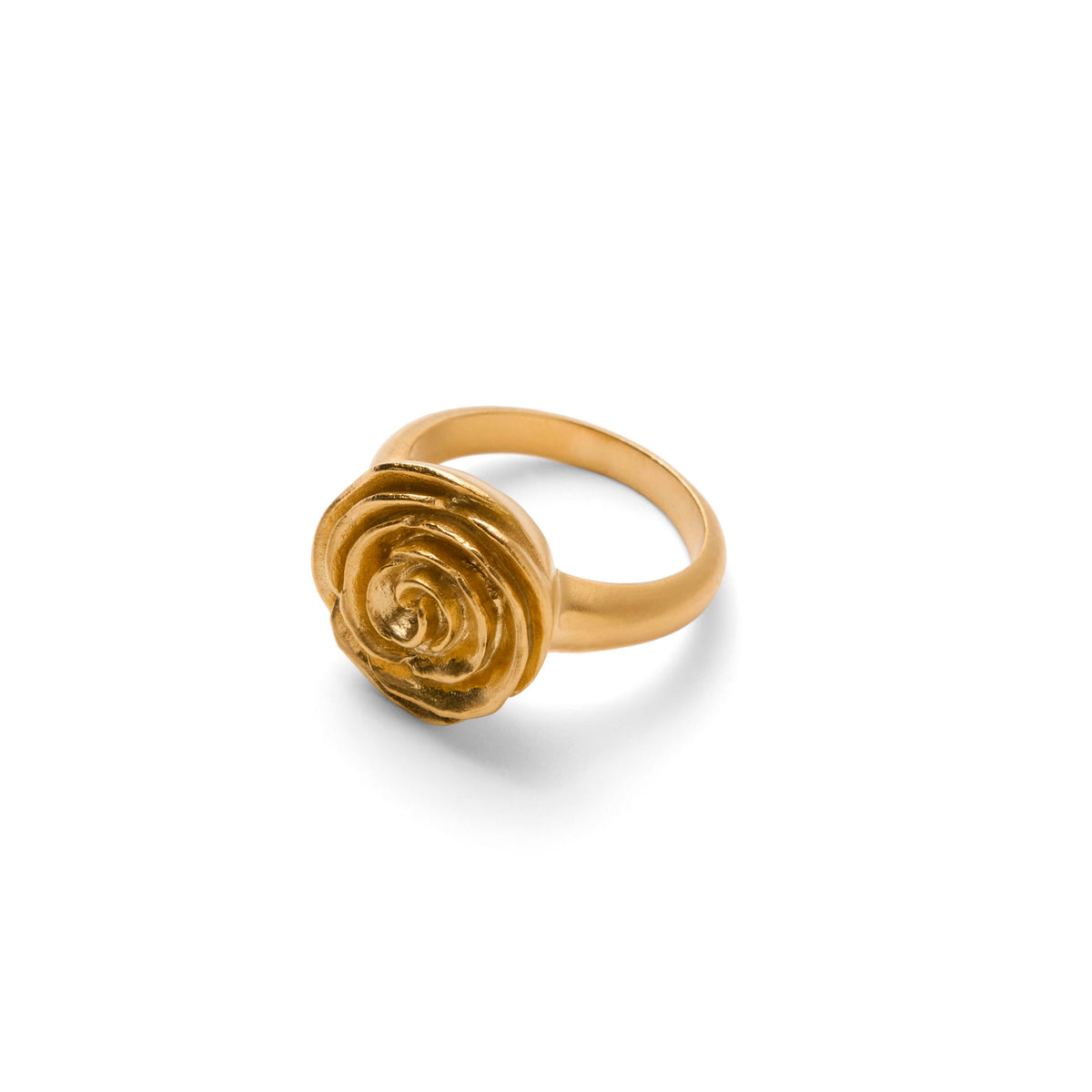 Pernille Corydon Rose Gold Plated Ring visar en elegant guldpläterad ring med rosédetalj. Modell R-537-GP-001.