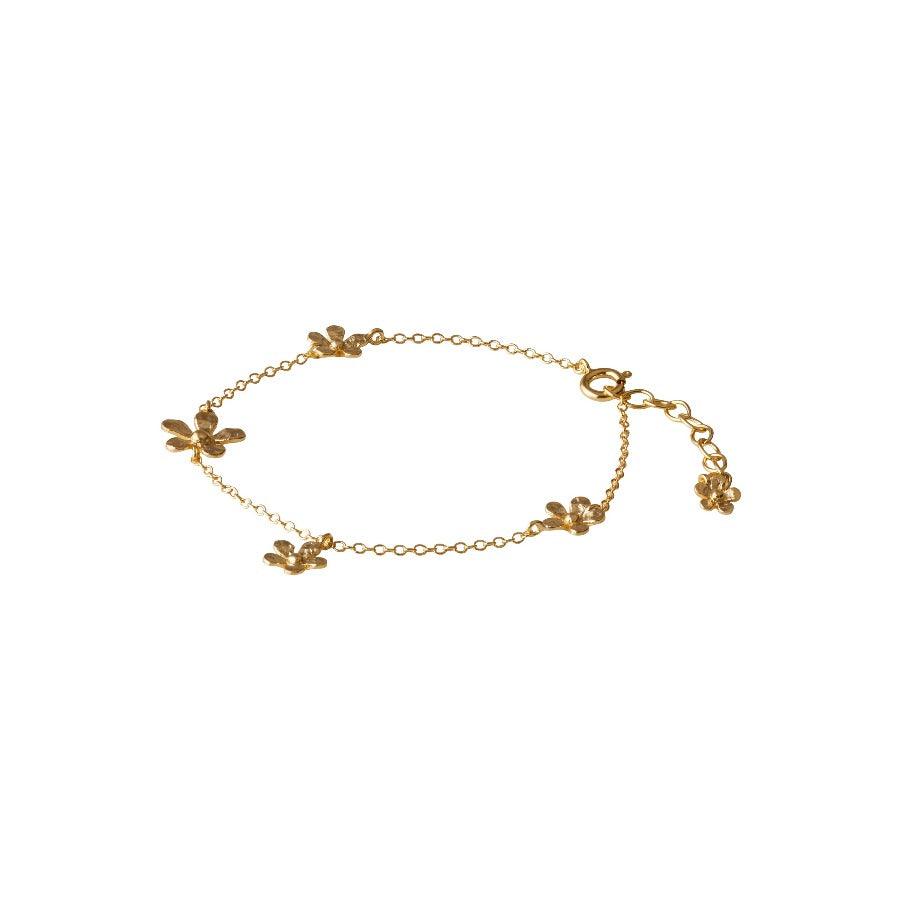 Pernille Corydon Wild Poppy Armbånd I Forgyldt Sølv - Armbånd - B-363-GP