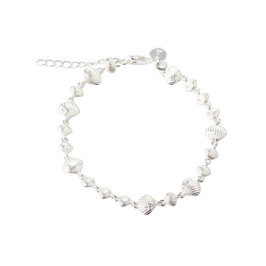 Aqua Dulce Shelly armband i silver