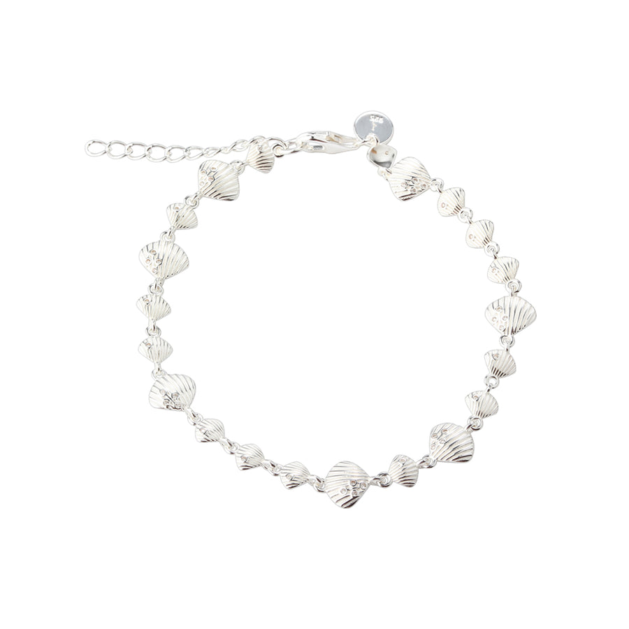 Aqua Dulce Shelly armband i silver