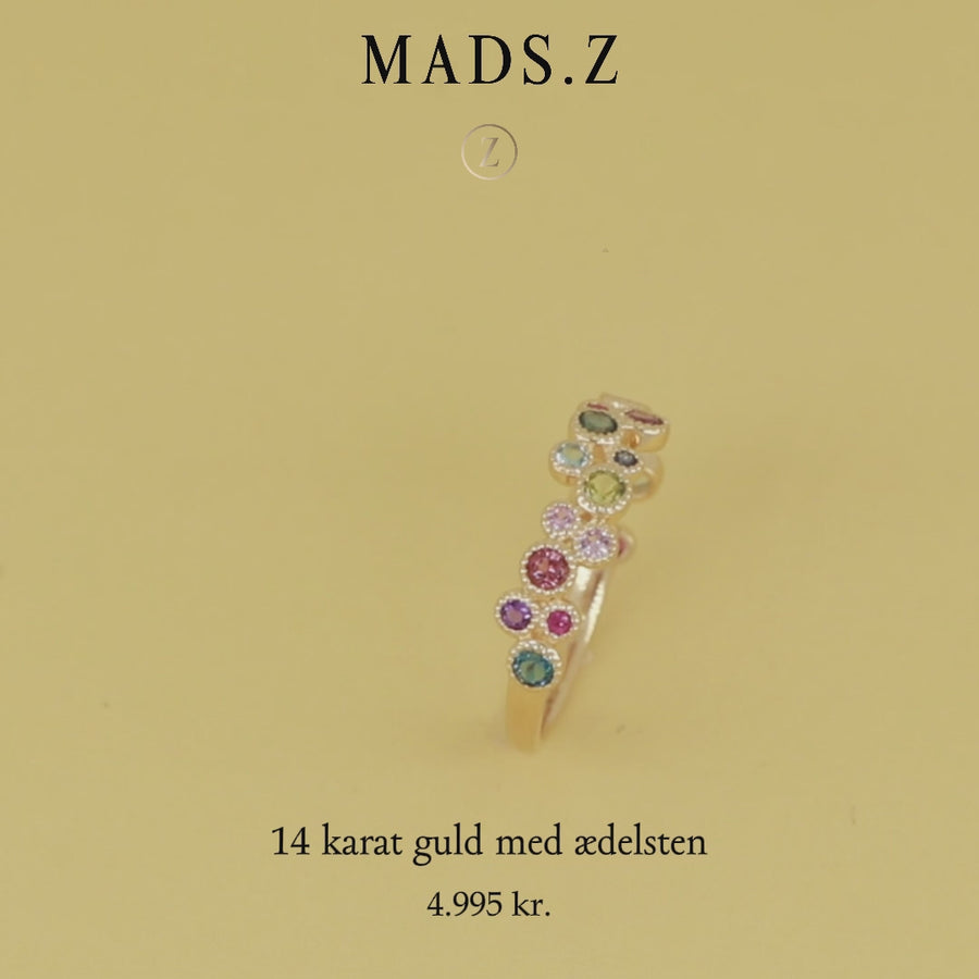 Mads Z 14kt Luxury Rainbow Petite Ring