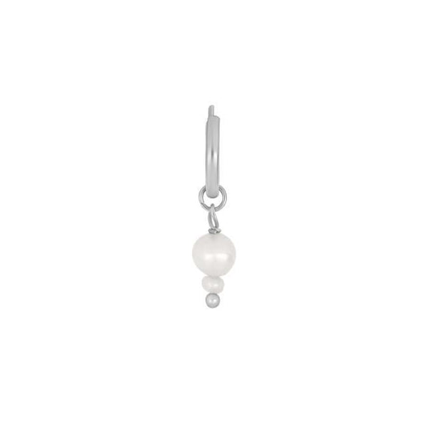 Son Of Noa Sølv Ørering Med Perle - Øreringe - 30890040900