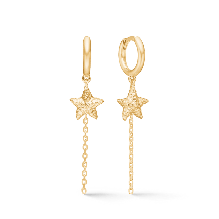 Studio Z Starfish Lustre Forgyldt Øreringe - Øreringe - 7210903