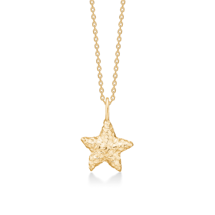 Studio Z Starfish Lustre Forgyldt Søstjerne Halskæde - Halskæde - 7220903