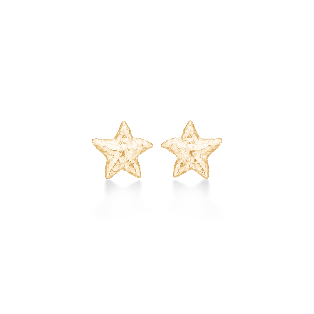 Studio Z Starfish Lustre Forgyldte Søstjerne Ørestikker Medium: - Øreringe - 7210902