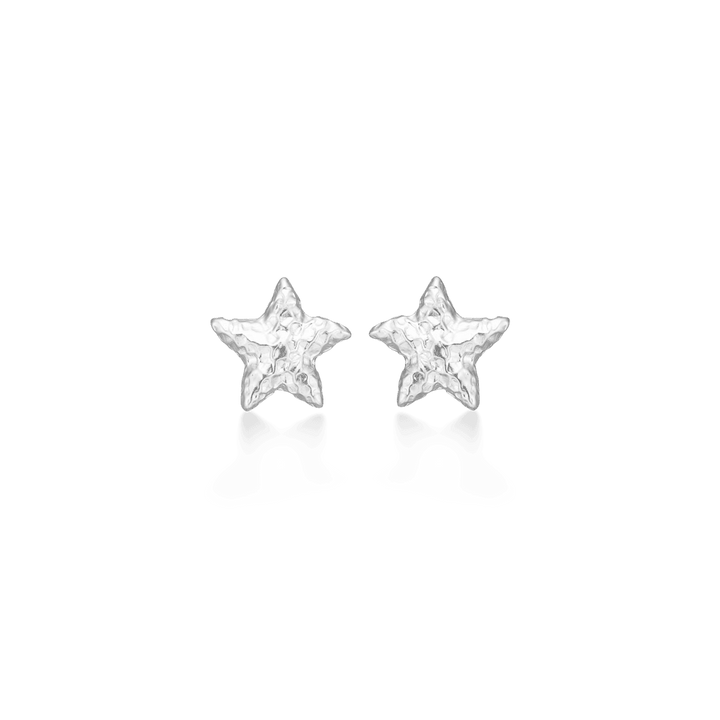 Studio Z Starfish Luster Silver Starfish Studs, glänsande stjärnformade örhängen i silver. Modell 7110902-1