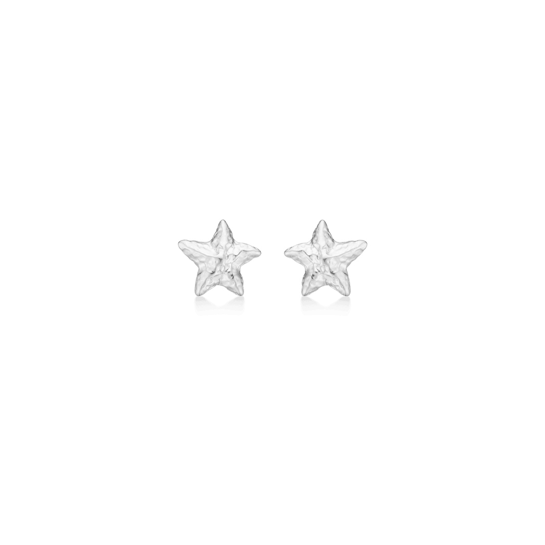 Studio Z Starfish Lustre Sølv Søstjerne Ørestikker Small - Øreringe - 7110901