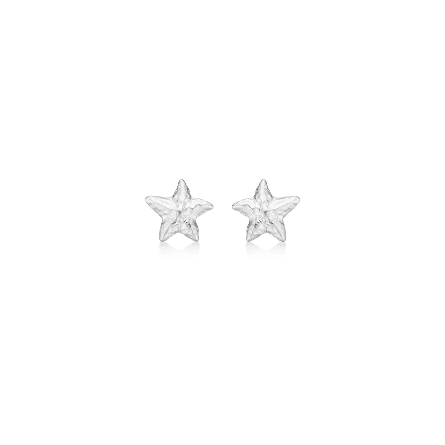 Studio Z Starfish Lustre Sølv Søstjerne Ørestikker Small - Øreringe - 7110901