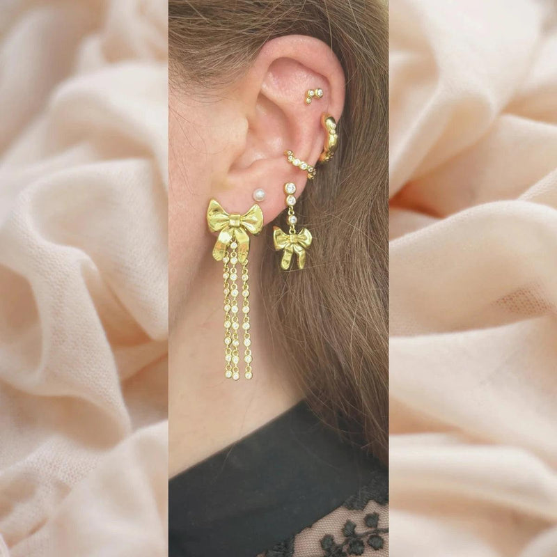 The Earring Shop Loulou Tassel Stud - Øreringe - FW2403