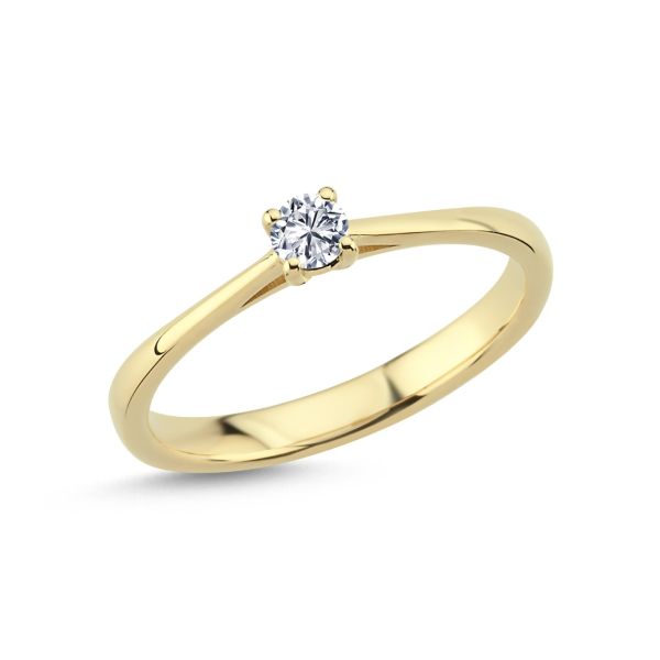 Nuran The One Ring – 14 karat guld med 0,13 ct W.si Diamond