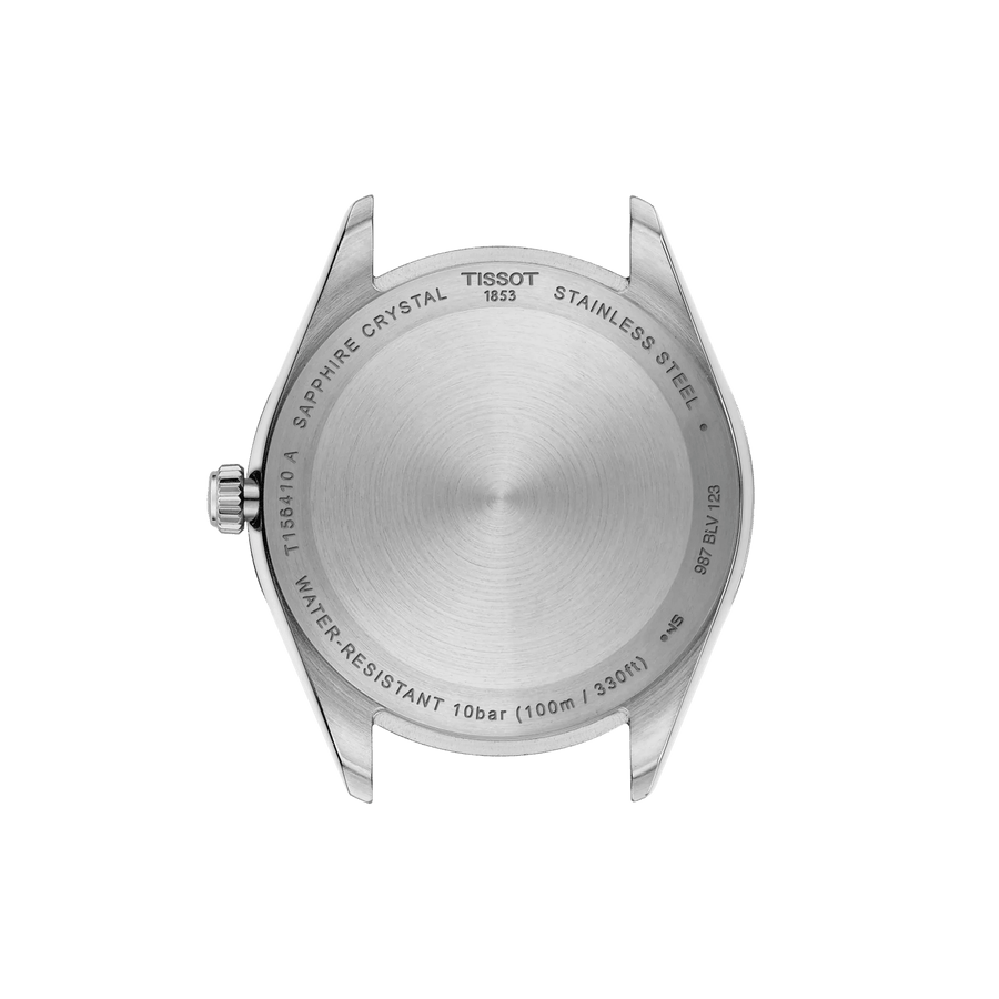 TISSOT BALLADE 40MM MED BLÅ GUILLOCHÉ URSKIVE - Herreur - T1564101104100