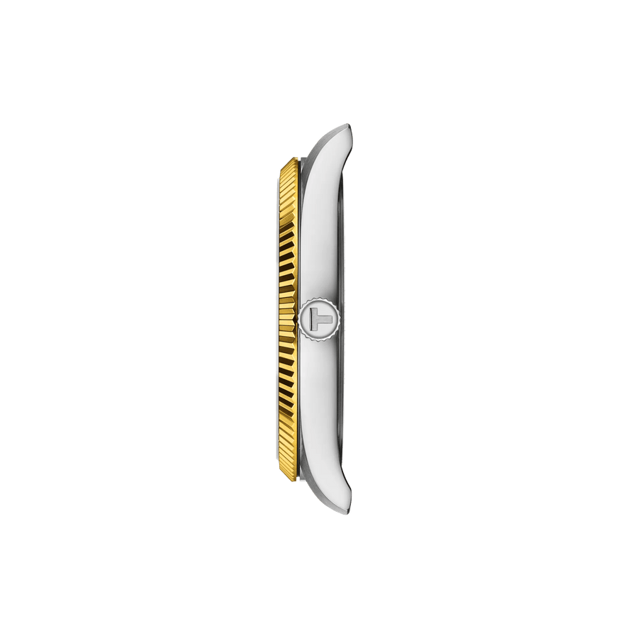 TISSOT BALLADE 40MM MED GUILLOCHÉ SØLV URSKIVE - Herreur - T1564102203100