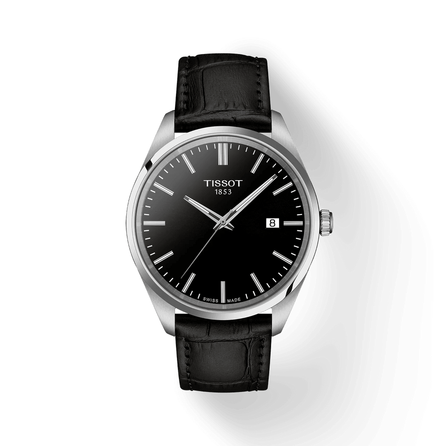 TISSOT PR 100 QUARTZ MED SORT URSKIVE 40MM - Herreur - T1504101605100