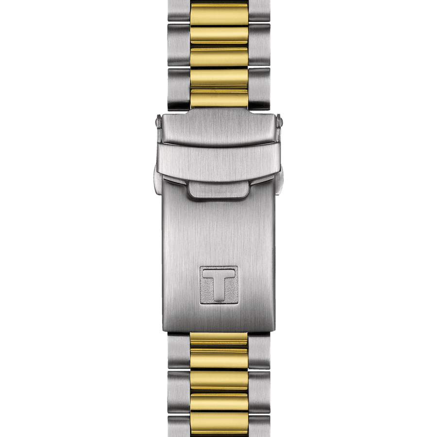 TISSOT PR516 CHRONOGRAPH GULD PVD MED SORT URSKIVE - Herreur - T1494172205100