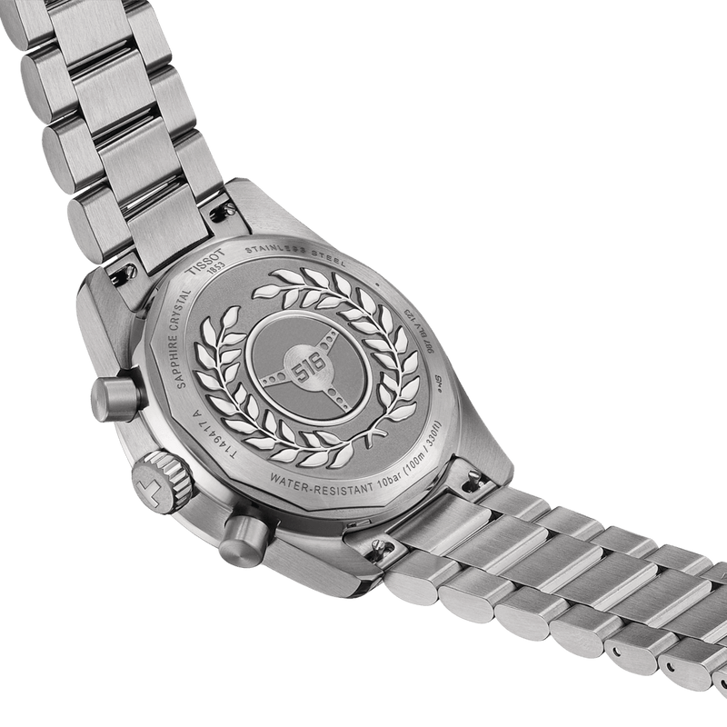 TISSOT PR516 CHRONOGRAPH MED BLÅ URSKIVE - Herreur - T1494171104100