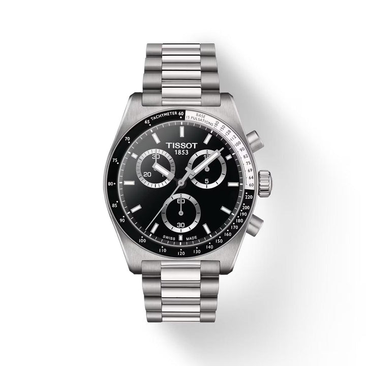 TISSOT PR516 CHRONOGRAPH MED SORT URSKIVE - Herreur - T1494171105100