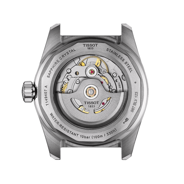 TISSOT PR516 POWERMATIC 80 MED SORT URSKIVE - Herreur - T1494071605100