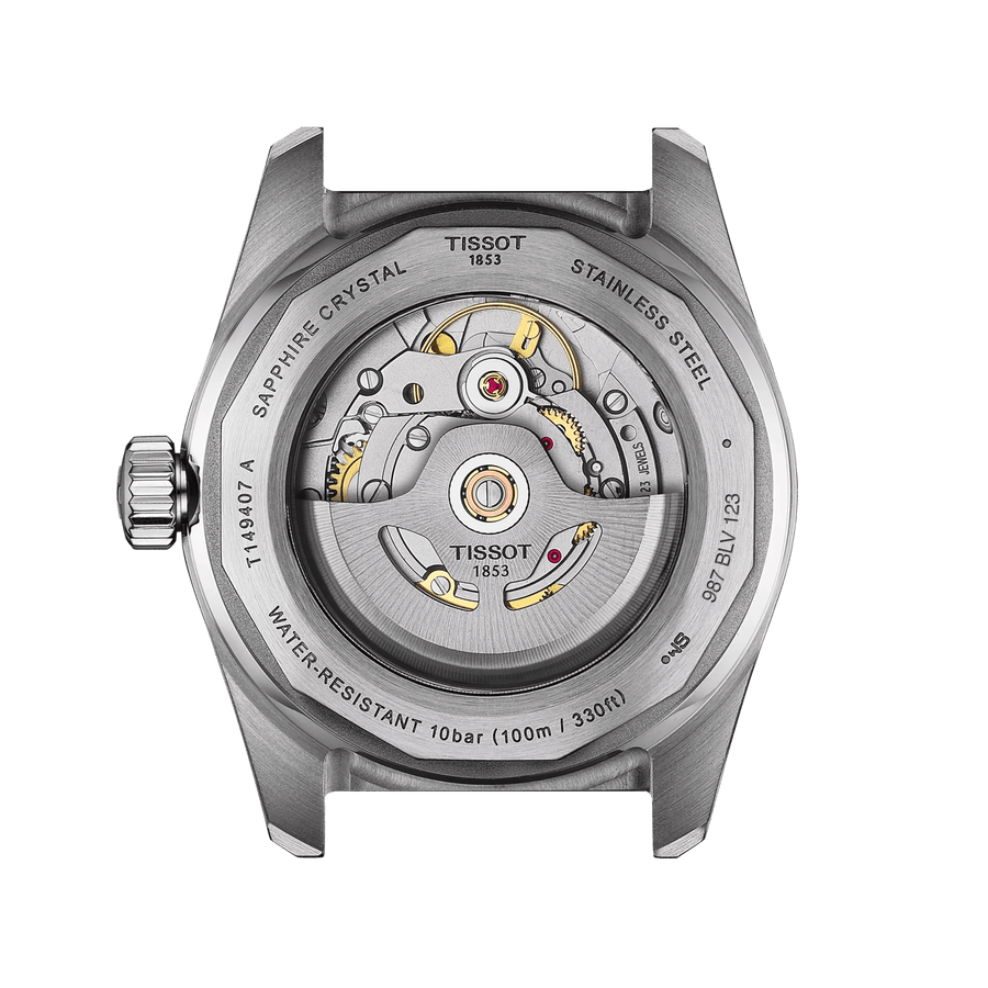 TISSOT PR516 POWERMATIC 80 MED SORT URSKIVE - Herreur - T1494071605100