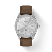 TISSOT PRC 100 SOLAR QUARTZ 39MM BRUNT LÄDERREM