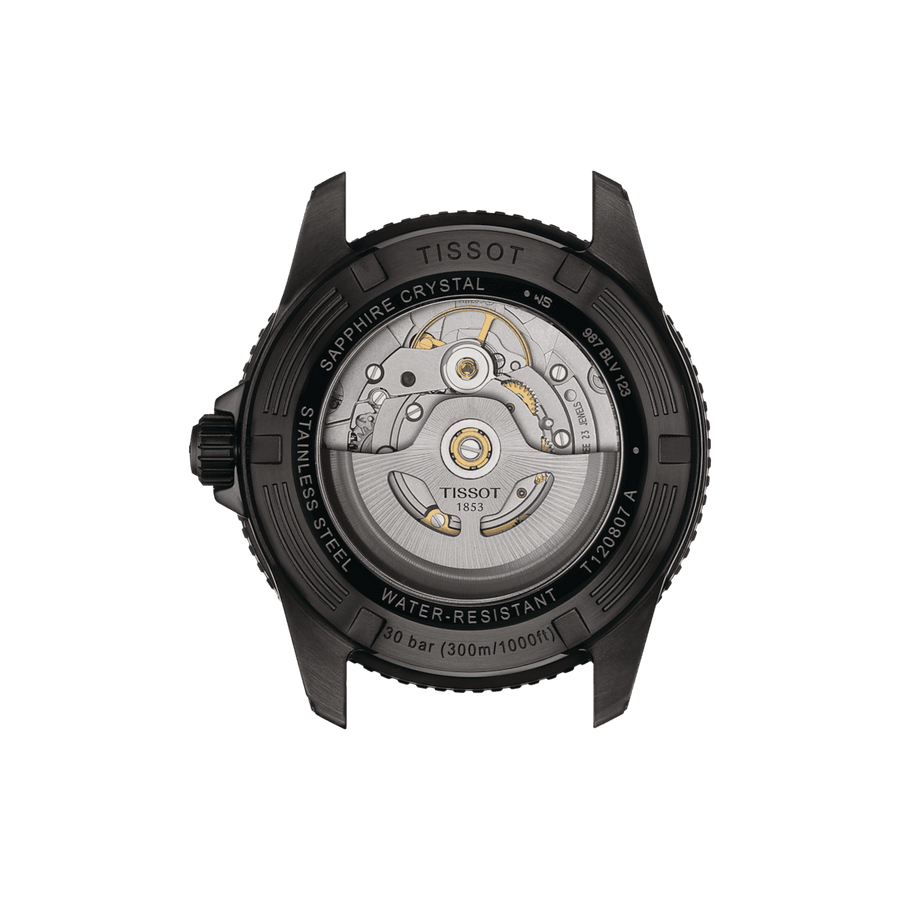 TISSOT SEASTAR 1000 POWERMATIC 80 40MM MED GUMMIREM - Herreur - T1208073704100