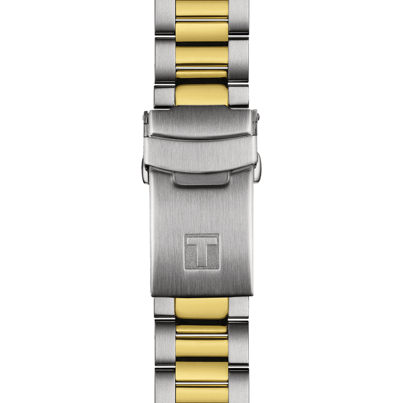 Tissot Seastar 1000 Powermatic 80 - Sort Urskive m. Guld PVD - Herreur - T1208072205100