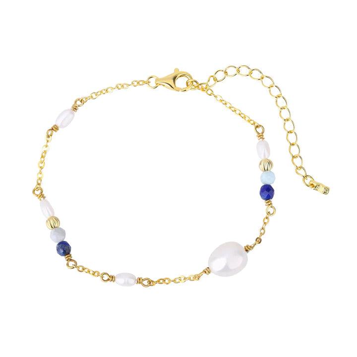Wioga Anabell Armbånd I Forgyldt Sølv - Armbånd - B-8427-GP