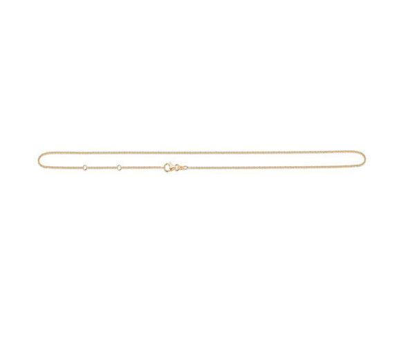 Anker Facet 8 kt Halskæde 45 cm - 9320110 - Halskæde - 9320110