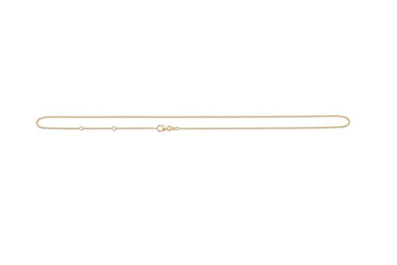Anker Facet 8 kt Halskæde 55 cm - 9320111 - Halskæde - 9320111