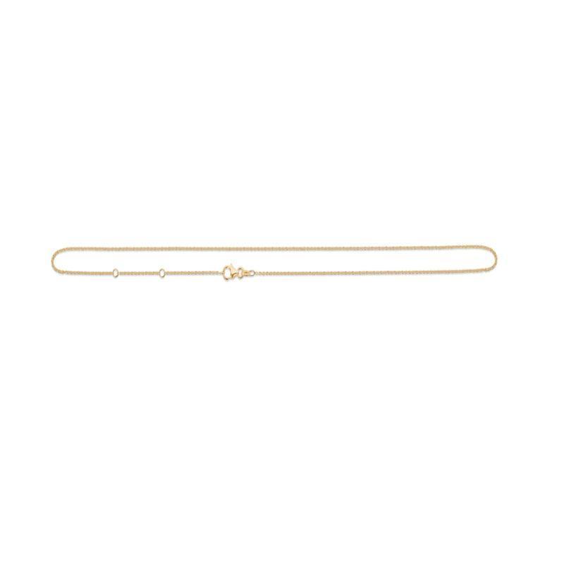 Anker Facet Forgyldt Halskæde 55 cm - 9220111 - Halskæde - 9220111