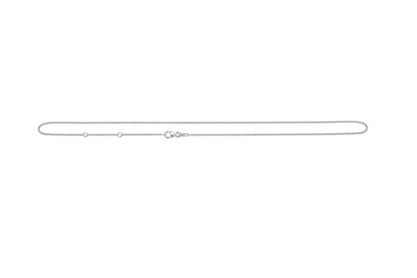 Anker Facet Sølv Halskæde 80 cm - 9120112 - Halskæde - 9120112
