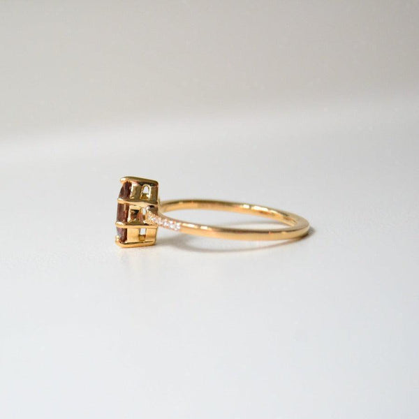 Anpé Atelier Customized Ring Med Brun Safir - Ringe - 27-BrunSafir-001