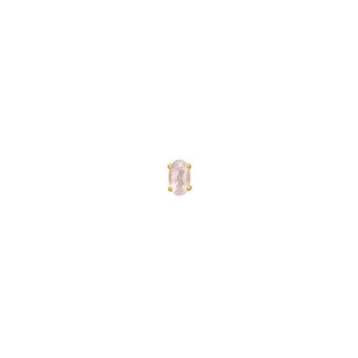 Carré Ørestik med Rose Kvarts - FS4374RQ - Øreringe - FS4374RQ